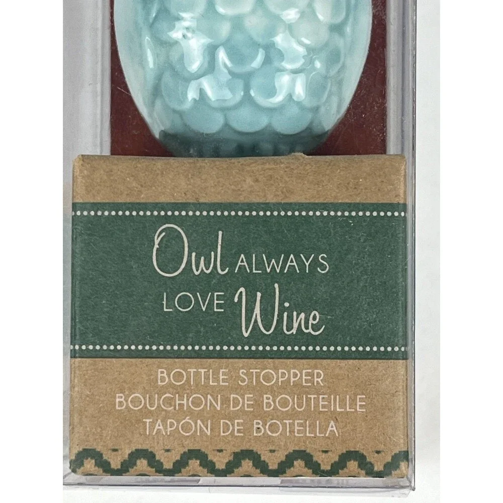 NEW Kate Aspen Owl Always Love Wine Bottle Stopper